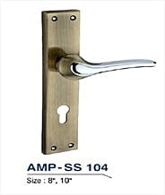 M Lock 8" AMP-SS104+ML6A(H) KY+3Key B/Ant M Lock 8" AMP-SS104+ML6A(H) KY+3Key B/Ant