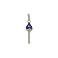 SRIMATHI JEWLLERS 925 Silver Vel Dollar Pendant - Divine Lord Muruga.