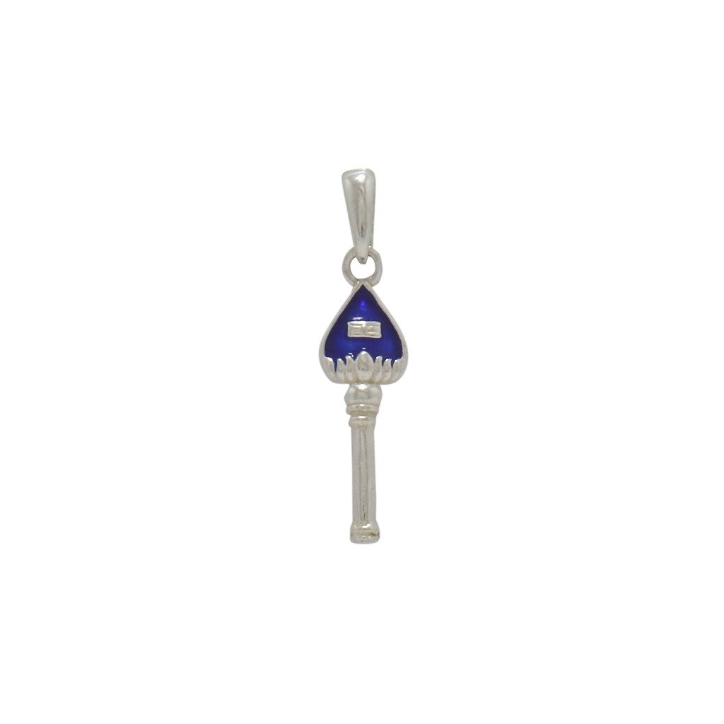 SRIMATHI JEWLLERS 925 Silver Vel Dollar Pendant - Divine Lord Muruga.