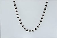 SRIMATHI JEWELLERS Sacred 925 Silver Karungali Malai – 54 Bead Mala for Divine Blessings