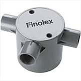 25 mm Finolex circular box Tee 3 way grey 25 mm Finolex circular box Tee 3 way grey