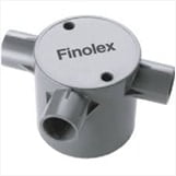 25 mm Finolex circular box  Tee 3 way  grey