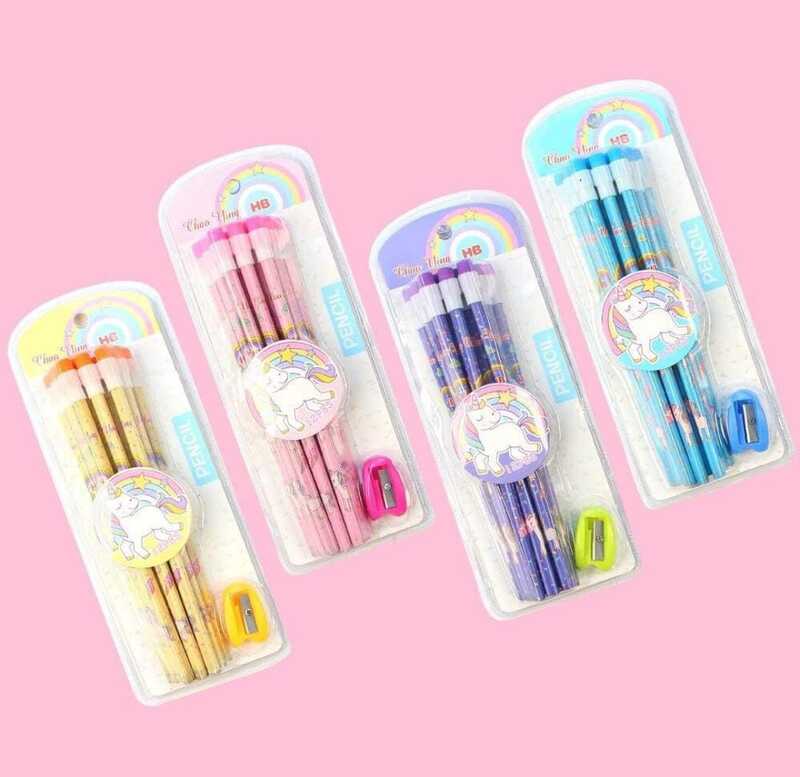 10 in 1 Unicorn Pencil Pack