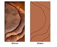 Elegant Solid  3D Door