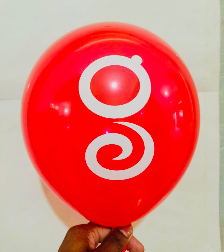 Custom Printed Balloons with Logo & Name Pack of 300 pcs