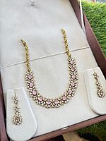 Twinkle choice fancy ad stone with unique design neckpiece