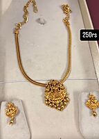 antic finished lakshmi design neck piece