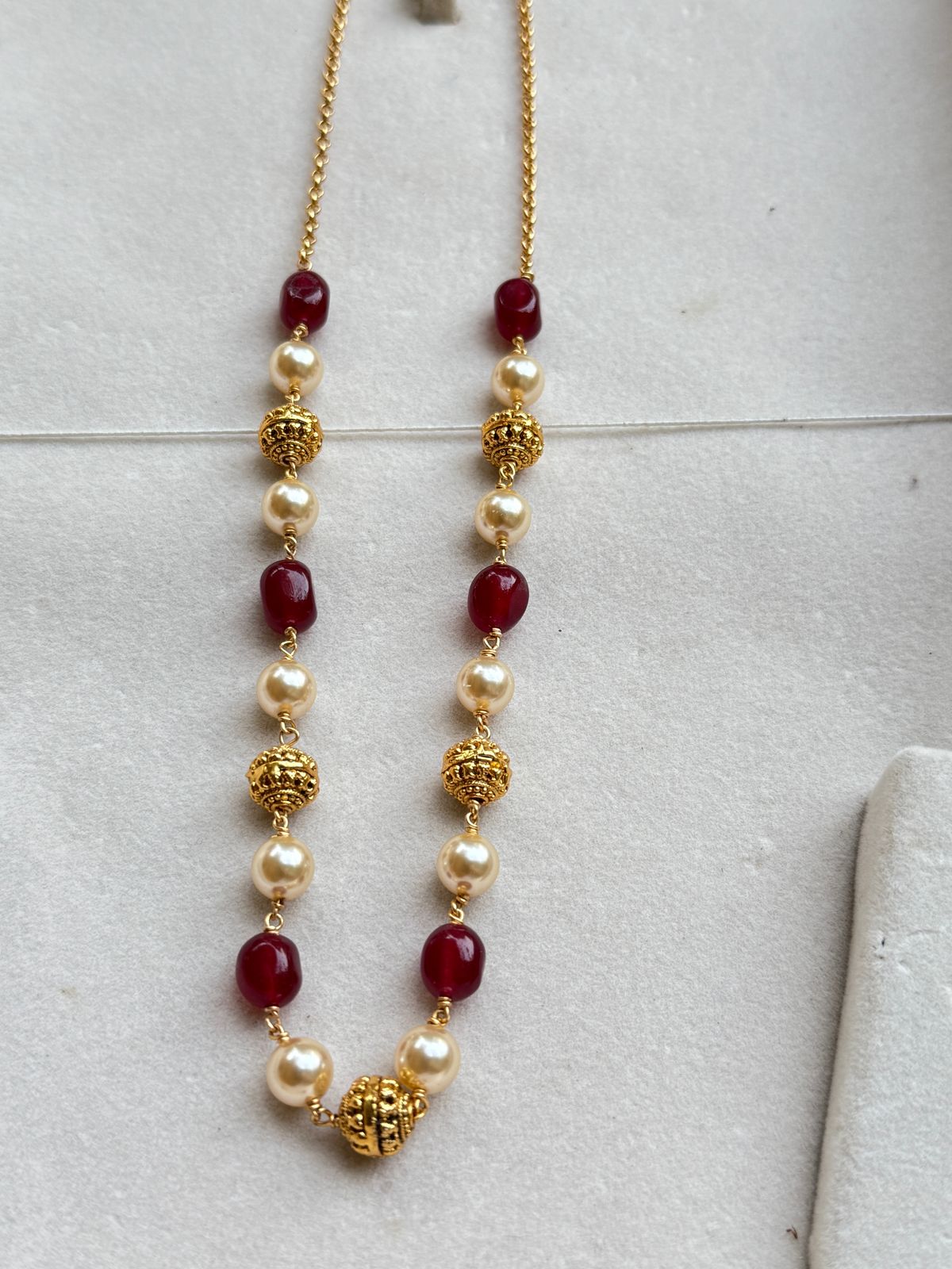 designer pearls chain