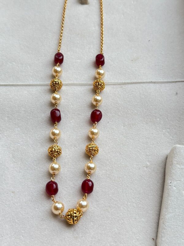 designer pearls chain