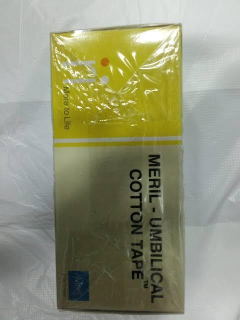 MERIL UMBILICAL COTTON TAPE STERILE