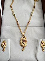 double dollar type pendant set