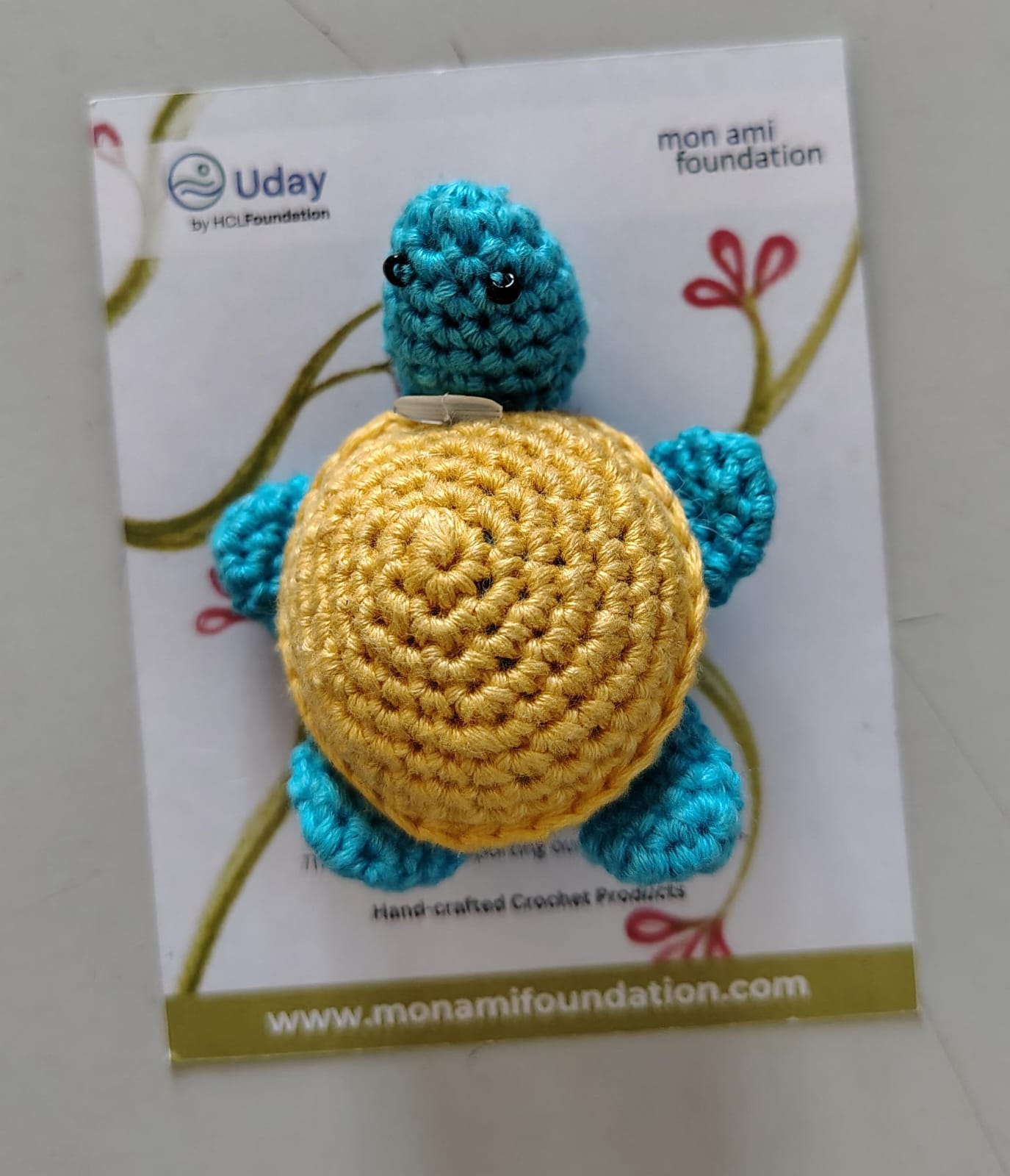 Crochet Turtle Magnet