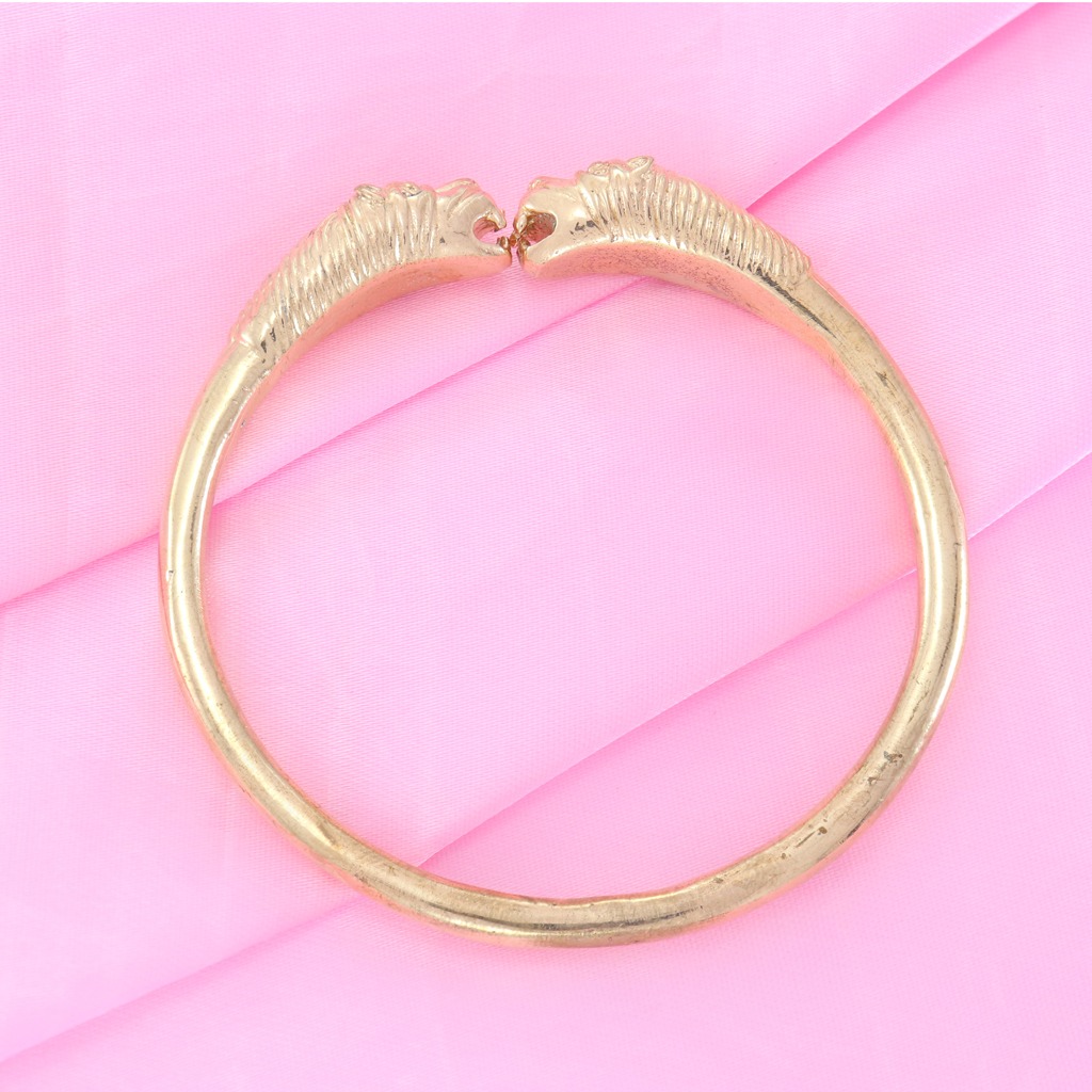 panchaloha Adjustable Lion kada |Impon |Five metal bracelet/kaapu/kada