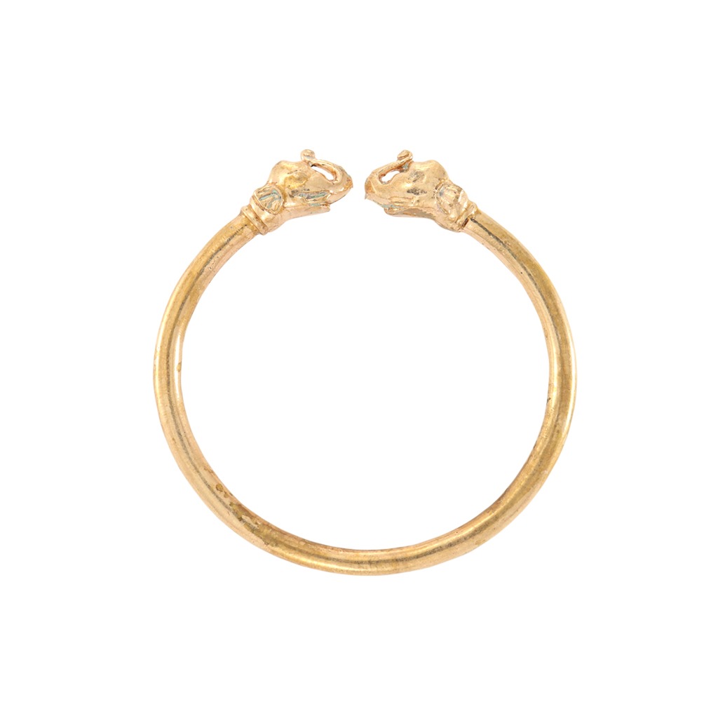 panchaloha Adjustable Elephant kada |Impon |Five metal bracelet/kaapu/kada