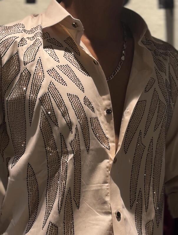 beige designer shirts