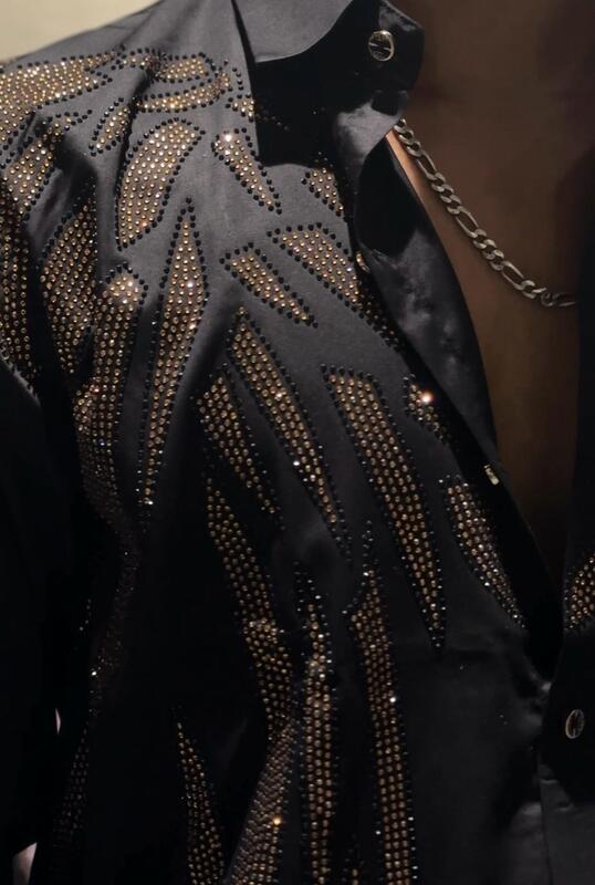 Black designer shirts