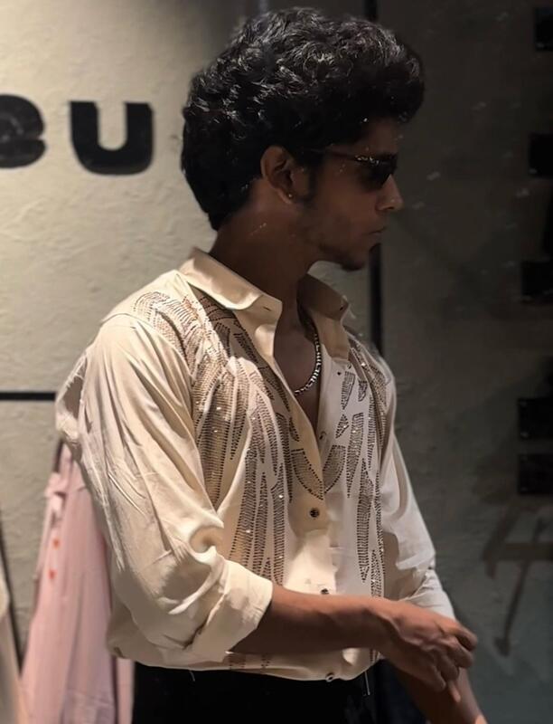 beige designer shirts