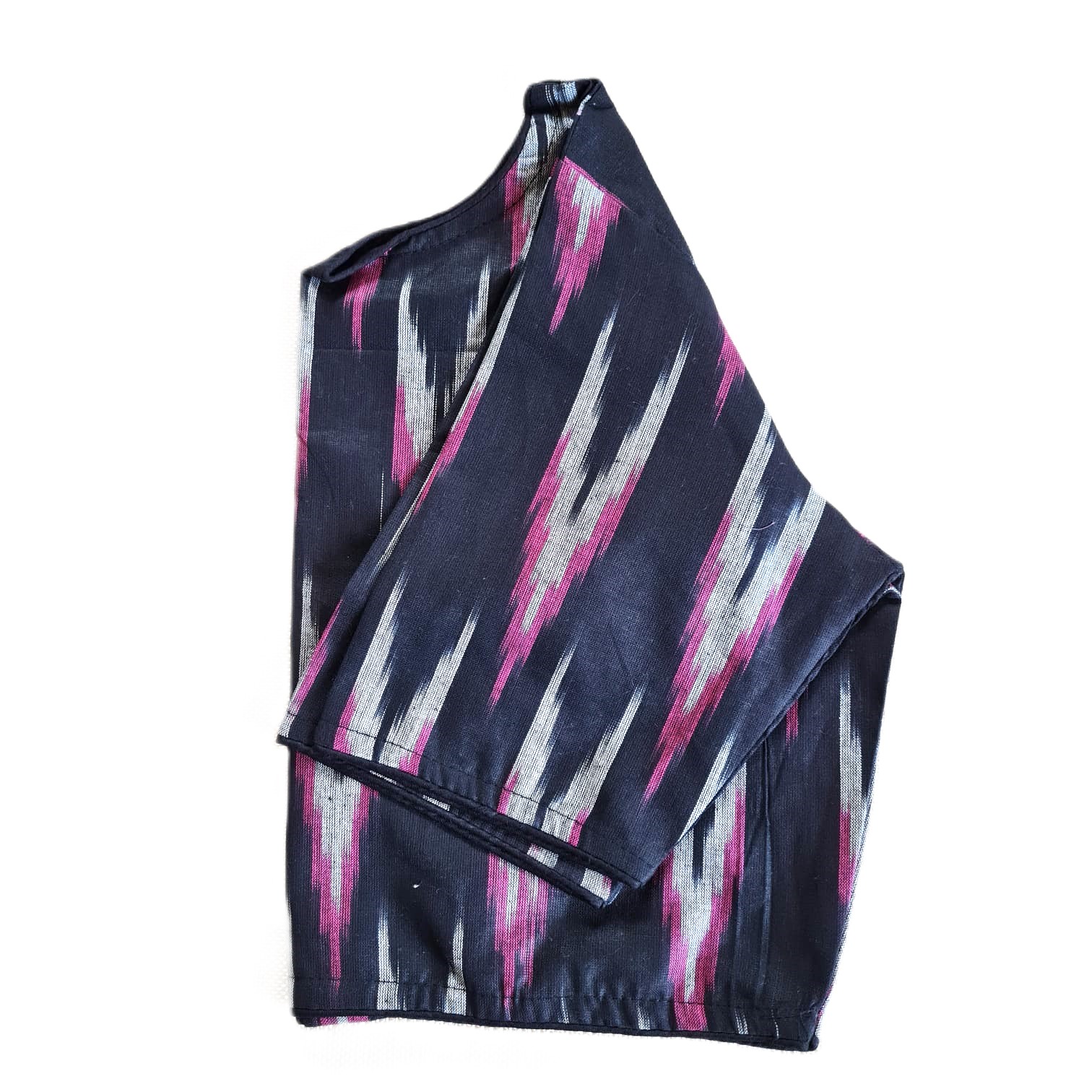 Zeta Readymade Blouse Grey Ikkat