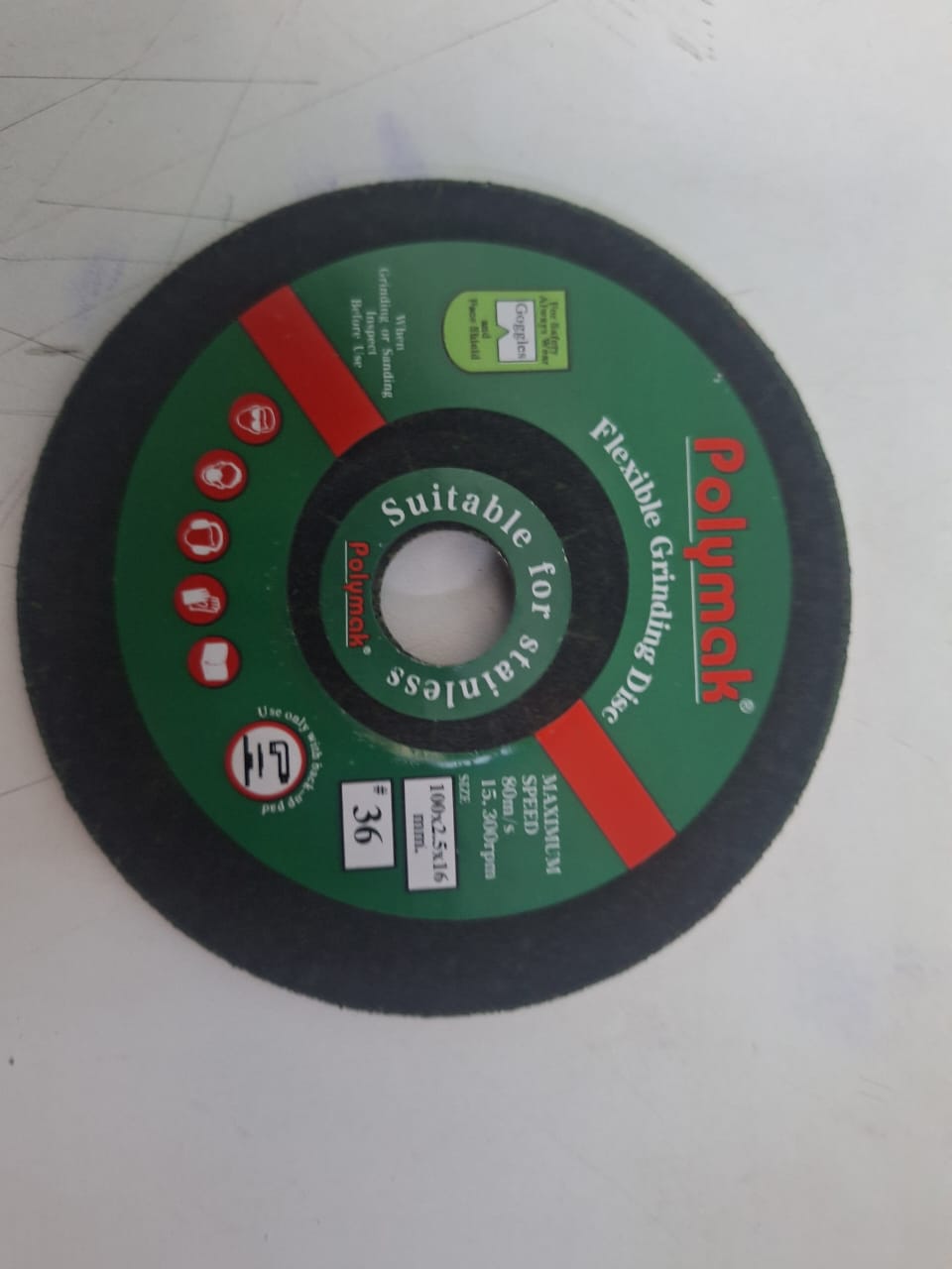 Polymak Ag4-SS flexible grinding wheel