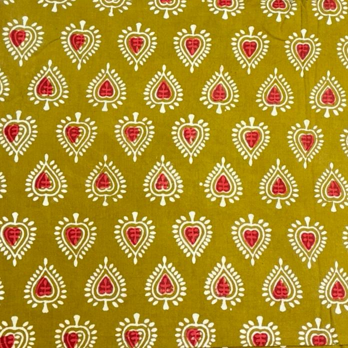 Bagru Handblock Cotton Print #16