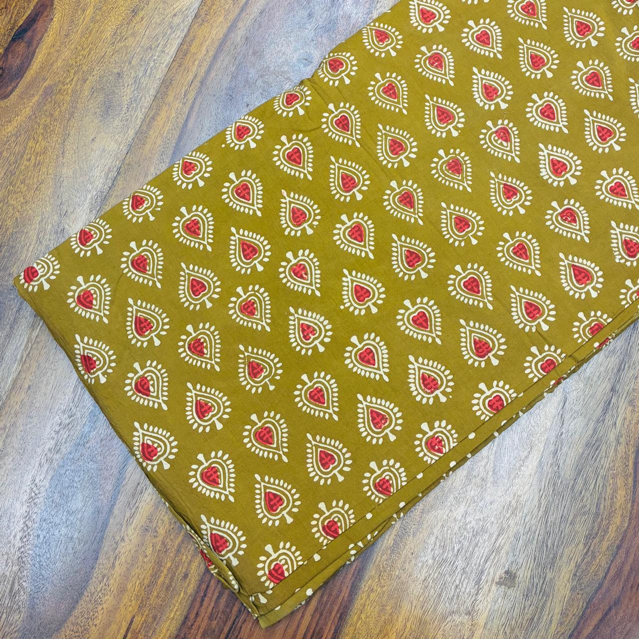 Bagru Handblock Cotton Print #16