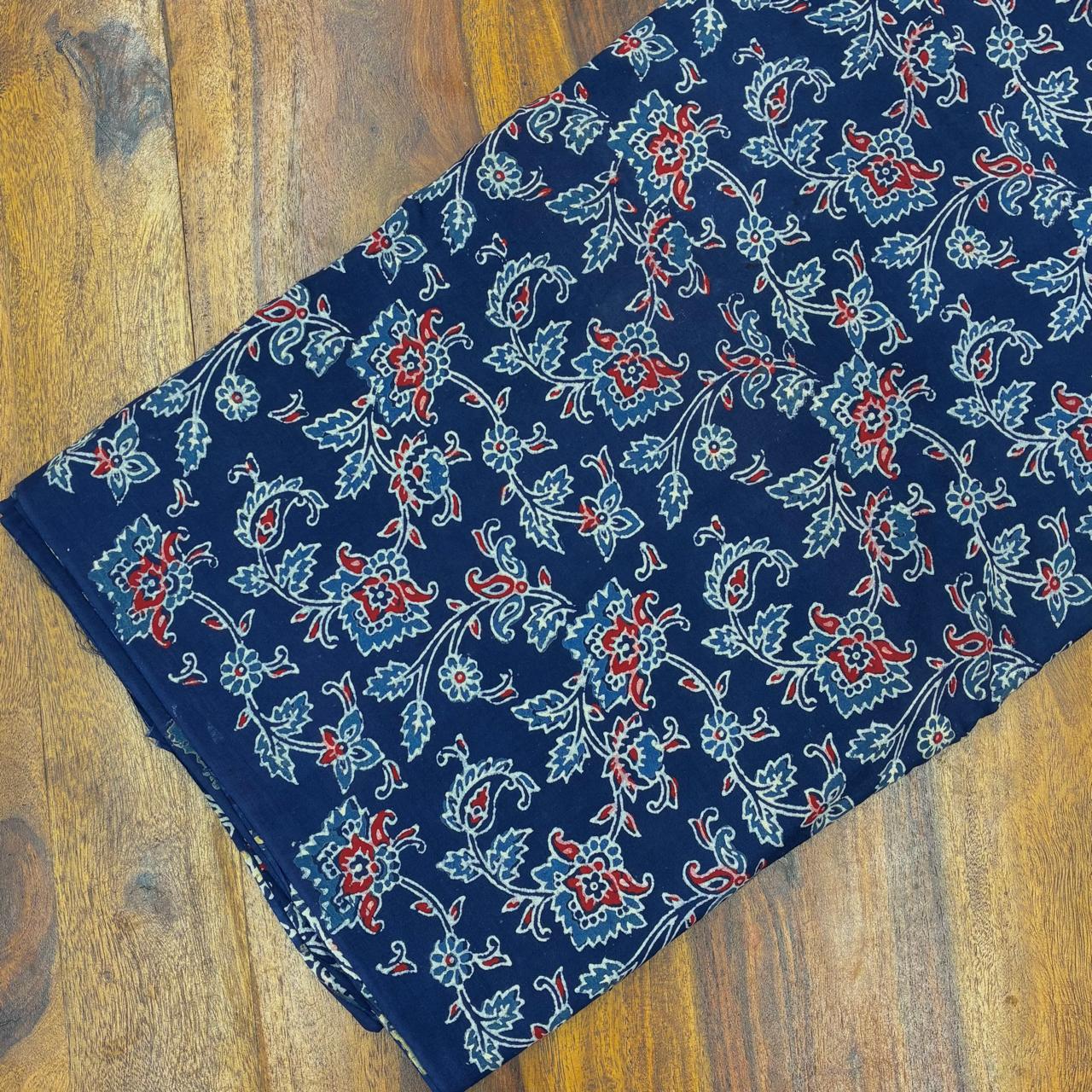 Bagru Handblock Cotton Print #17