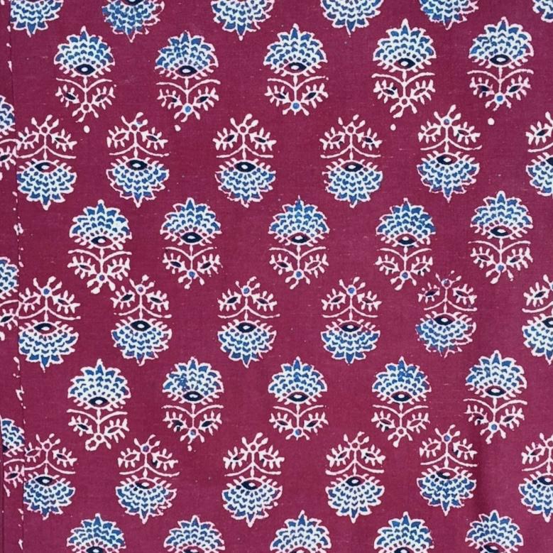 Bagru Handblock Cotton Print #19