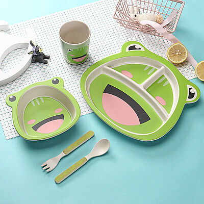 Bamboo Fiber Cartoon Pet/toy meal set for Kids Tableware Bamboo Fiber Cartoon Pet/toy meal set for Kids Tableware