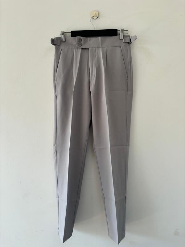 Gray italian Gurkha pants