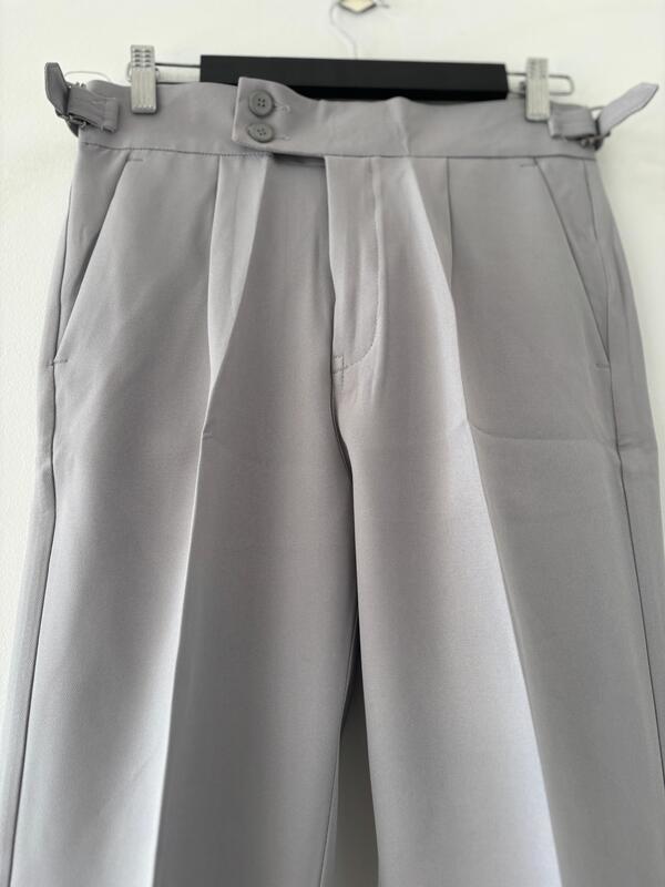 Gray italian Gurkha pants