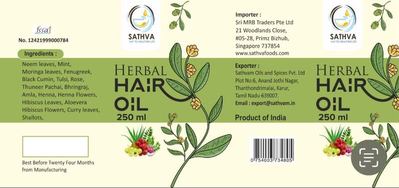HERBAL HAIR OIL