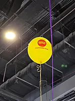 100 Custom Logo Balloons – Personalized Multicolor Balloons for Business Promotions, Events, Branding & Shop Inaugurations