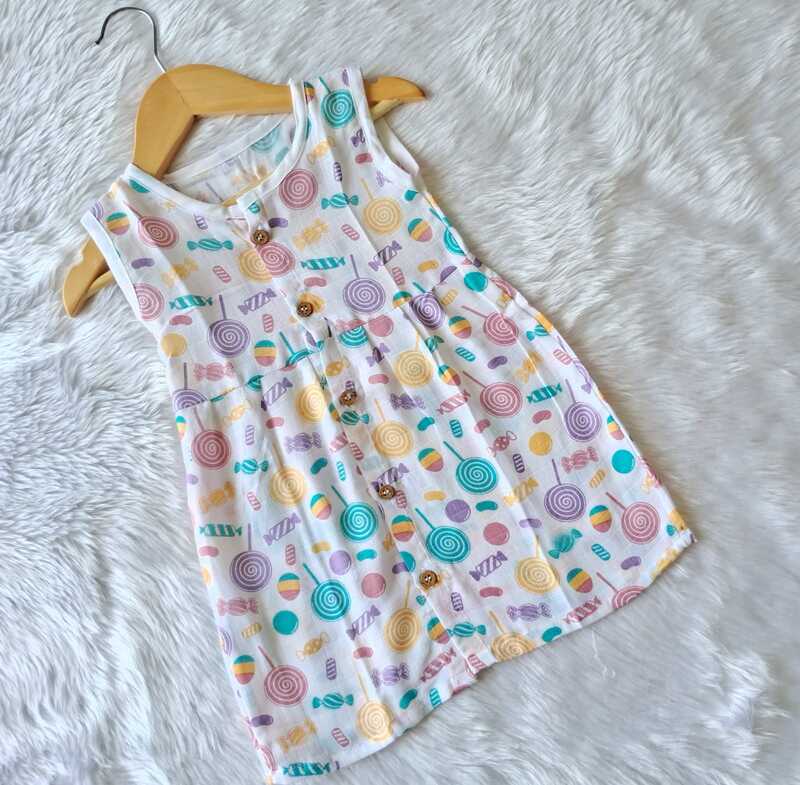 Muslin Frock - Lolli pop