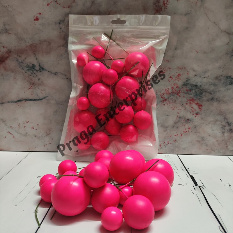 Faux Ball PInk