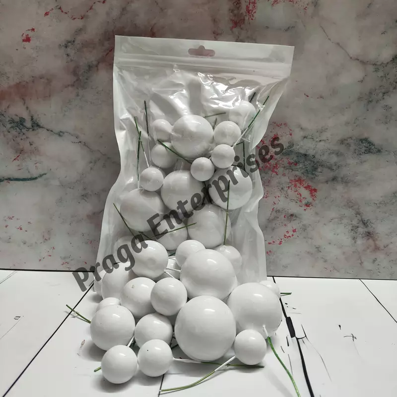 Faux Ball White