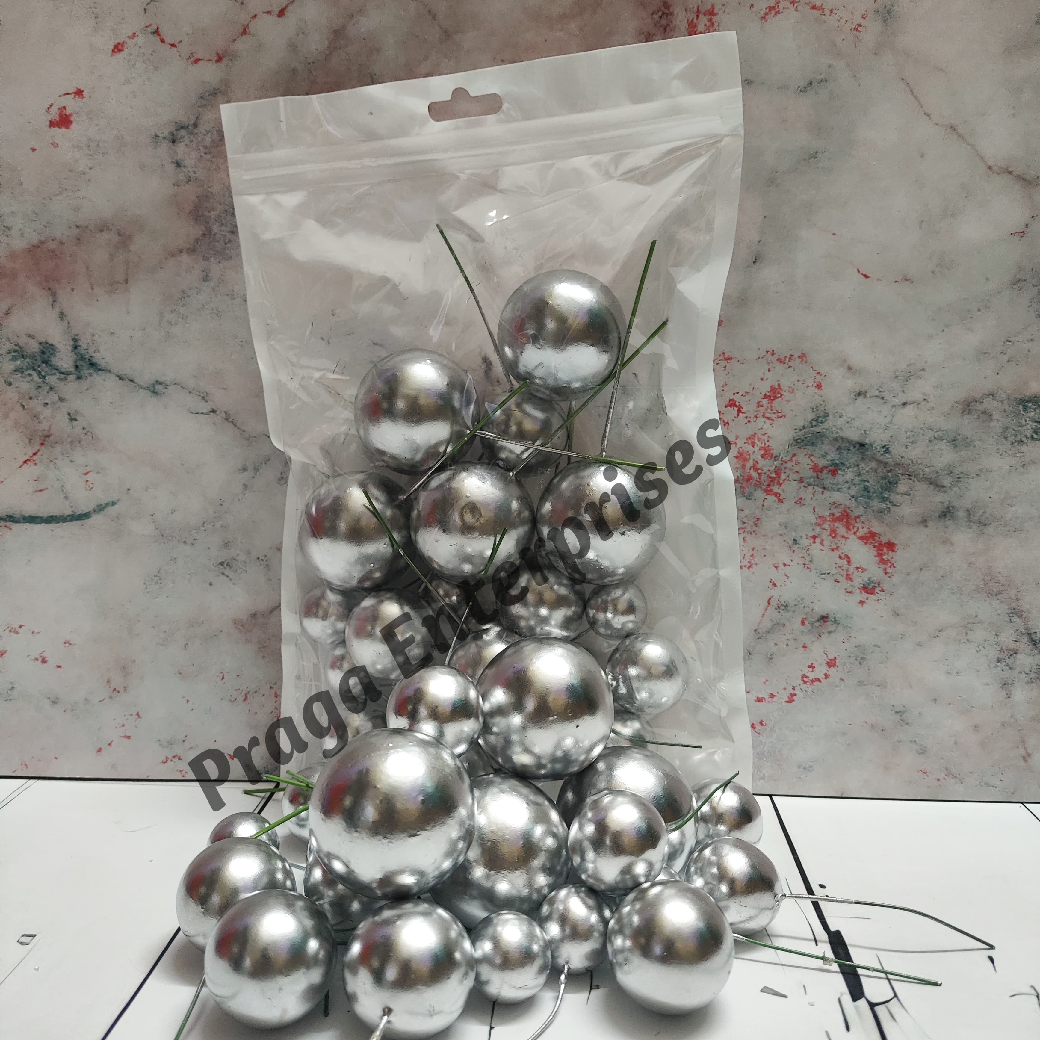 Faux Ball Silver