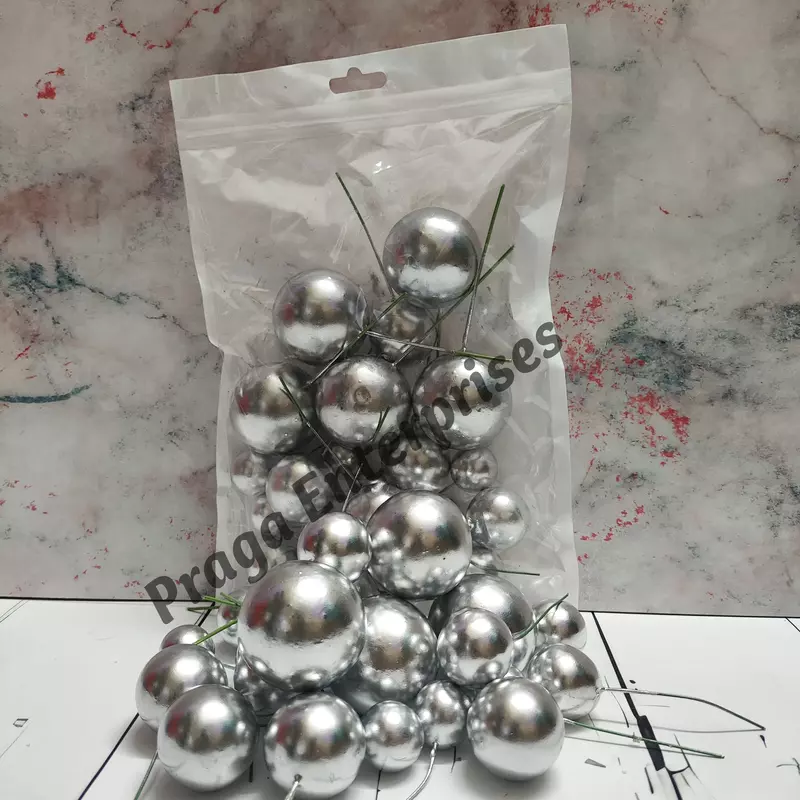 Faux Ball Silver