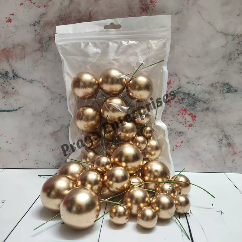 Faux Ball Gold