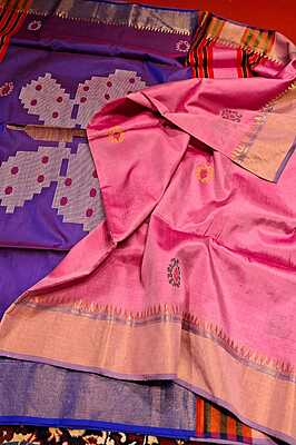 Color pink kalashetra/kalakshetra saree