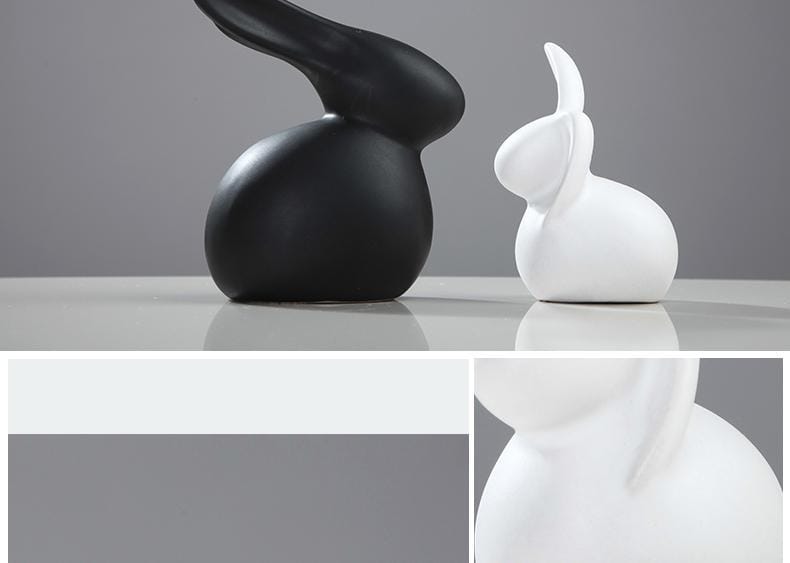 Modern Sitting Ceramic Rabbit Modern Sitting Ceramic Rabbit