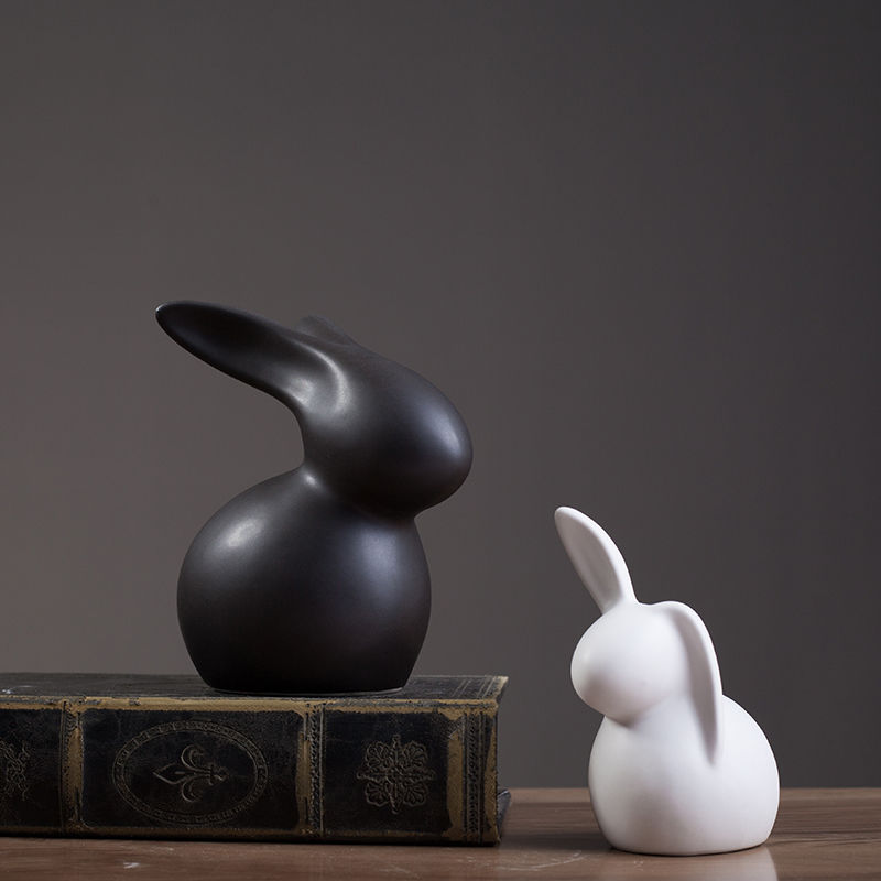 Modern Sitting Ceramic Rabbit Modern Sitting Ceramic Rabbit