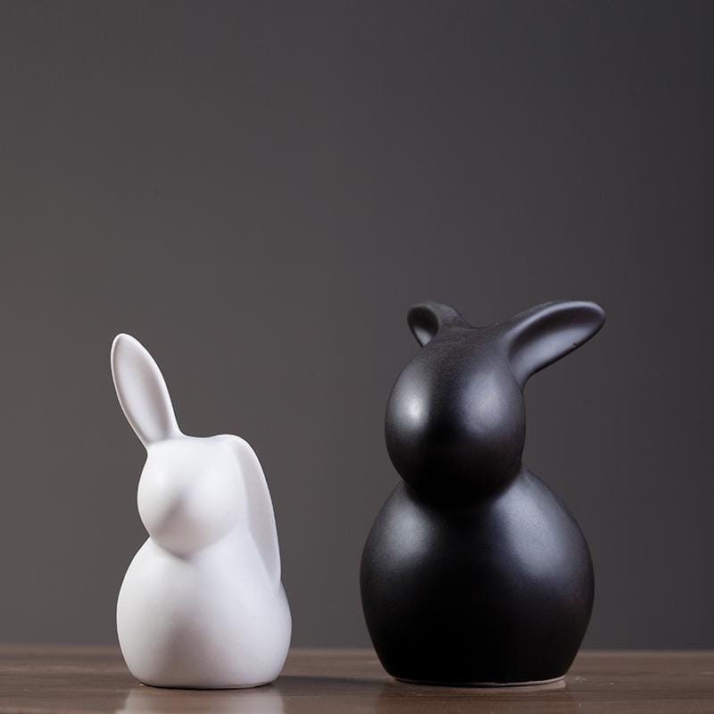 Modern Sitting Ceramic Rabbit Modern Sitting Ceramic Rabbit
