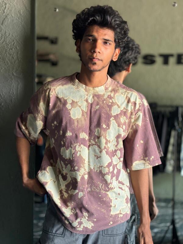 Pink tie & dye Oversized