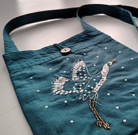 Zardozi Crane Sling Bag