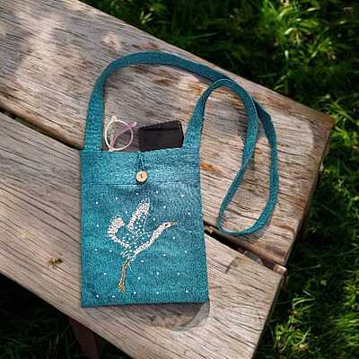 Zardozi Crane Sling Bag
