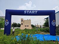Custom Inflatable Welcome Gate for Corporate Event, Sports Meet, School Function, Trade Show, or Grand Opening