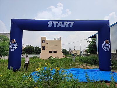 Custom Inflatable Welcome Gate for Corporate Event, Sports Meet, School Function, Trade Show, or Grand Opening