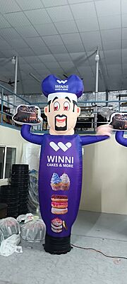 Personalized Welcome Balloon Outdoor Promotional Balloon For Trade Shows & Exhibitions Marathons & Sports Events Store Launches & Product Activations Festivals, Fairs, School & College Functions