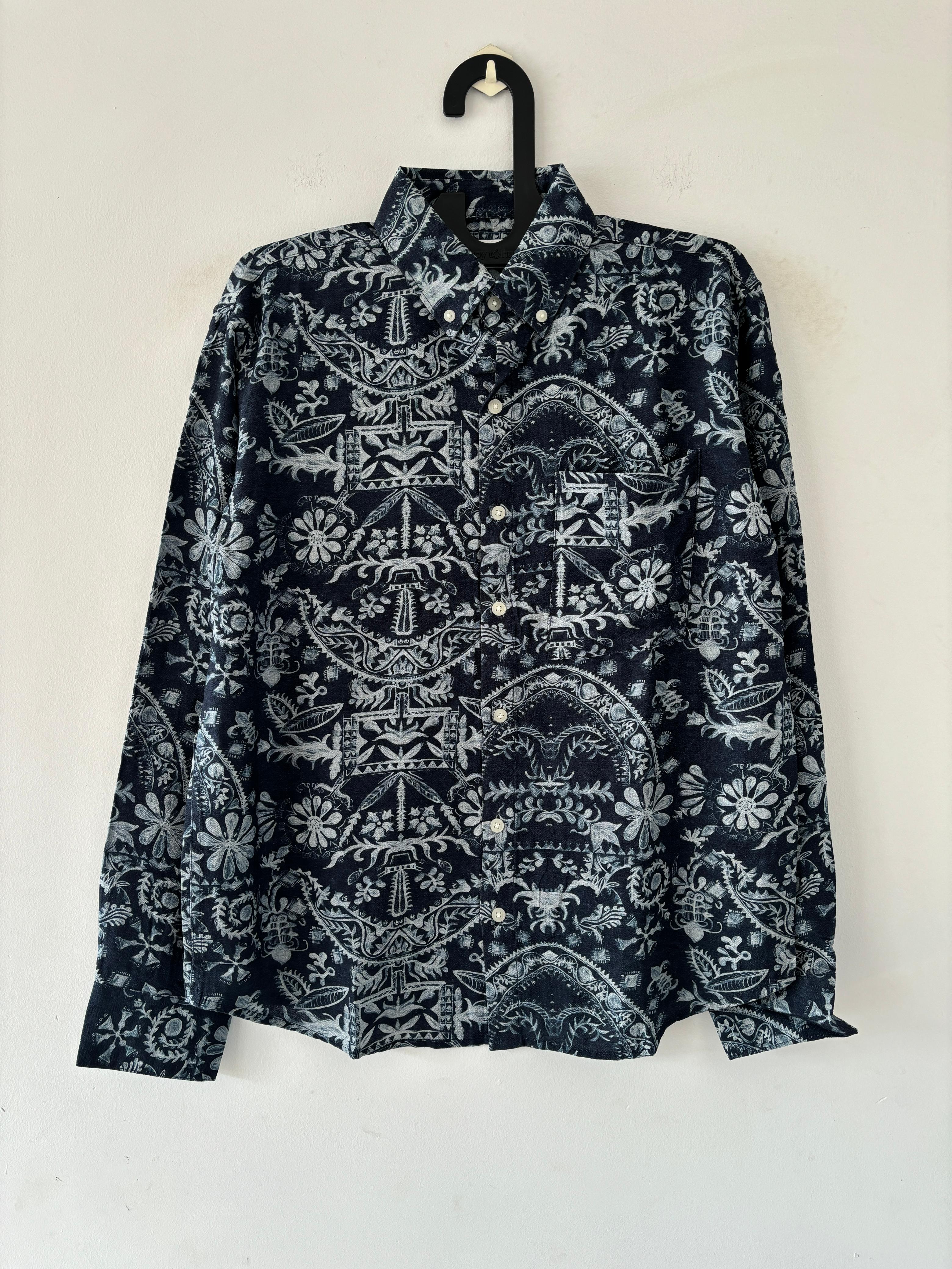 Blue printed shirts