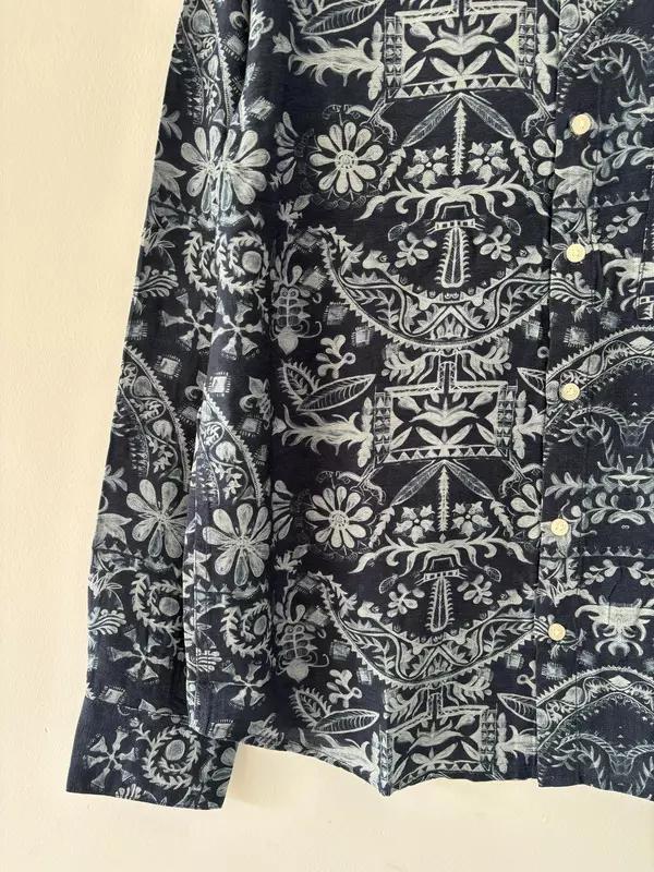 Blue printed shirts